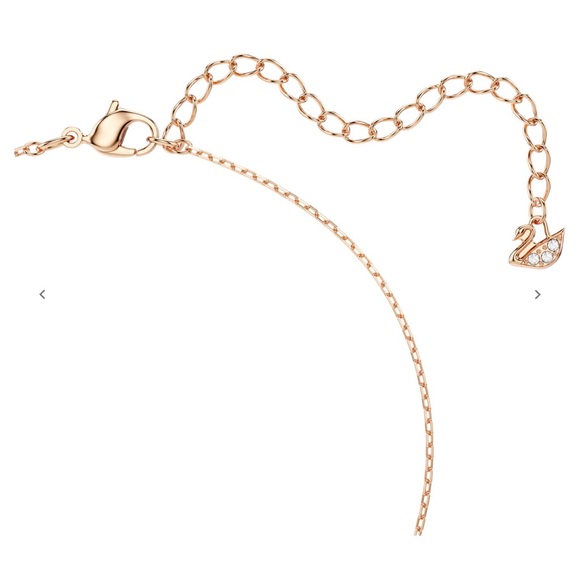 Swarovski Rose Gold and Pink Crystal Necklace - Picture 4 of 10